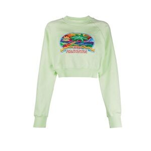 Casablanca cropped sweatshirt